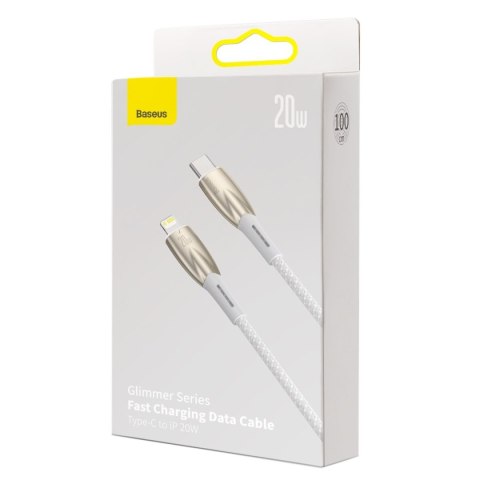 Kabel przewód do szybkiego ładowania iPhone USB-C - Lightning 480Mb/s PD 20W 1m biały Kabel przewód do szybkiego ładowania iPhone USB-C - Lightning 480Mb/s PD 20W 1m biały