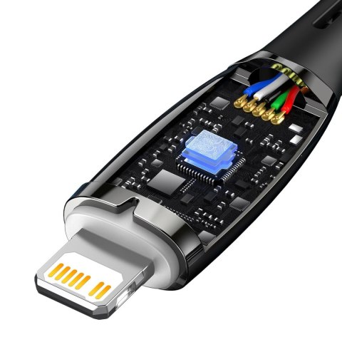 Kabel przewód do szybkiego ładowania iPhone USB-C - Lightning 480Mb/s PD 20W 2m czarny Kabel przewód do szybkiego ładowania iPhone USB-C - Lightning 480Mb/s PD 20W 2m czarny