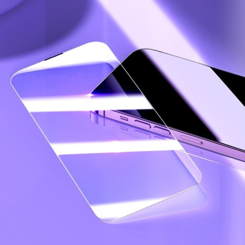 2x Szkło hartowane do iPhone 14 Pro Max na cały ekran z osłoną na głośnik 0.3mm 2x Szkło hartowane do iPhone 14 Pro Max na cały ekran z osłoną na głośnik 0.3mm