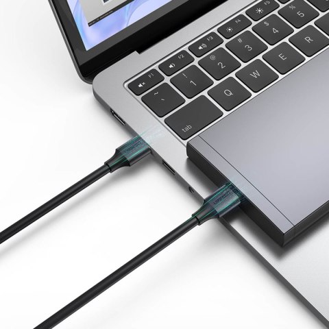 Kabel przewód USB-A 3.0 5Gb/s 0.5m czarny Kabel przewód USB-A 3.0 5Gb/s 0.5m czarny