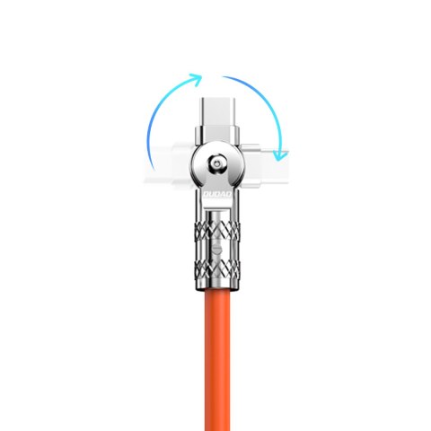 Mocny kabel kątowy do iPhone USB-A - Lightning 30W 1m rotacja 180 pomarańczowy Mocny kabel kątowy do iPhone USB-A - Lightning 30W 1m rotacja 180 pomarańczowy