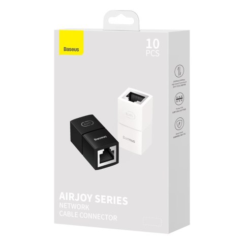 Złączka łącznik kabli sieciowych Ethernet RJ45 biała ZESTAW 10szt. Złączka łącznik kabli sieciowych Ethernet RJ45 biała ZESTAW 10szt.