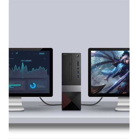 Kabel przewód DisplayPort wytrzymały elastyczny DP112 DP1.4 8K 3m czarny Kabel przewód DisplayPort wytrzymały elastyczny DP112 DP1.4 8K 3m czarny