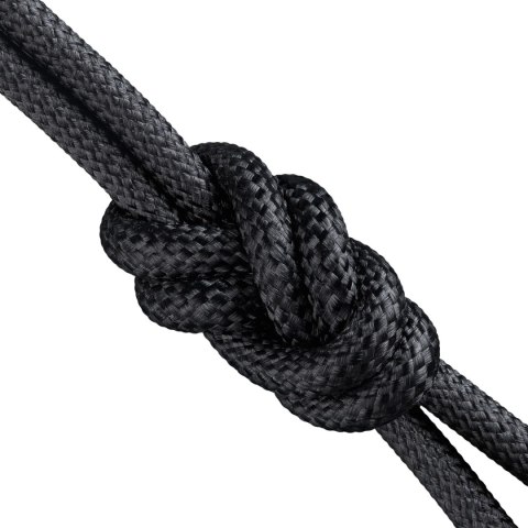 Wytrzymały elastyczny kabel do szybkiego ładowania USB-A - USB-C 100W 1m czarny Wytrzymały elastyczny kabel do szybkiego ładowania USB-A - USB-C 100W 1m czarny