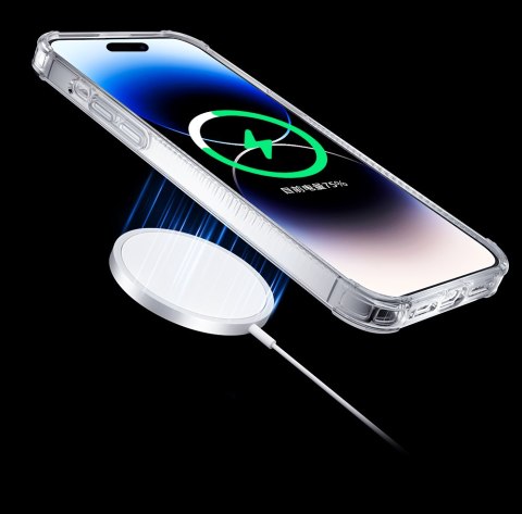 Magnetyczne etui iPhone 14 Plus MagSafe PQY Go Out Series laser color Magnetyczne etui iPhone 14 Plus MagSafe PQY Go Out Series laser color