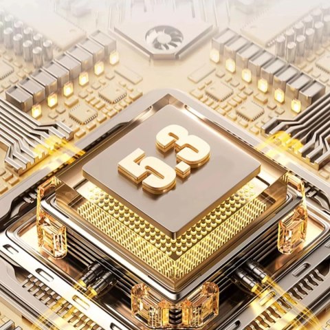 Bezprzewodowe nauszne słuchawki Bluetooth 5.3 czarny Bezprzewodowe nauszne słuchawki Bluetooth 5.3 czarny