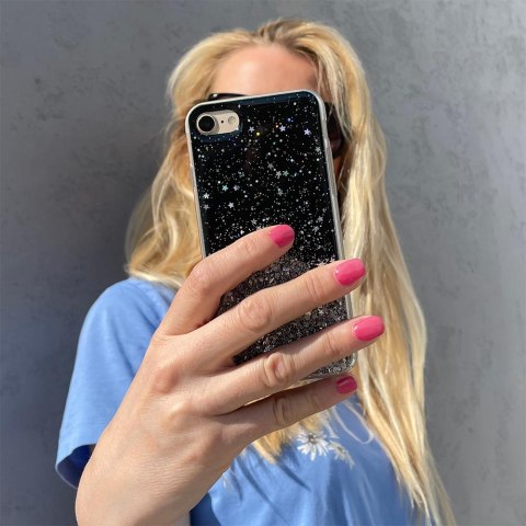 Błyszczące etui pokrowiec z brokatem Samsung Galaxy S21+ 5G Star Glitter zielony Błyszczące etui pokrowiec z brokatem Samsung Galaxy S21+ 5G Star Glitter zielony