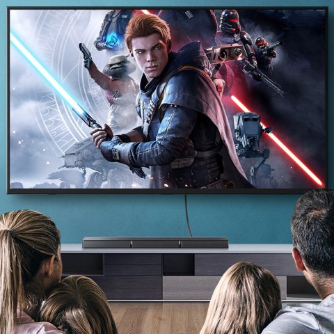 Kabel przewód HDMI 2.1 8K 60Hz 48Gb/s 3m elastyczny w oplocie szary Kabel przewód HDMI 2.1 8K 60Hz 48Gb/s 3m elastyczny w oplocie szary