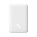 Mini powerbank 10000mAh z ładowaniem indukcyjnym MagSafe PD 20W biały