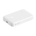 Mini powerbank 10000mAh z ładowaniem indukcyjnym MagSafe PD 20W biały