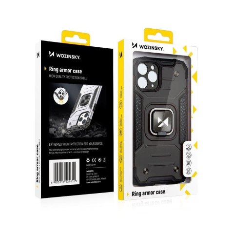 Pancerne etui pokrowiec + magnetyczny uchwyt iPhone 13 mini Ring Armor rose Pancerne etui pokrowiec + magnetyczny uchwyt iPhone 13 mini Ring Armor rose