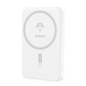 Powerbank 5000mAh magnetyczny z ładowarką indukcyjną MagSafe biały