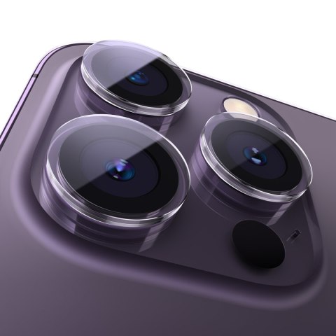 Szkło hartowane ochronne na aparat do iPhone 14 Pro / 14 Pro Max + zestaw montażowy Szkło hartowane ochronne na aparat do iPhone 14 Pro / 14 Pro Max + zestaw montażowy