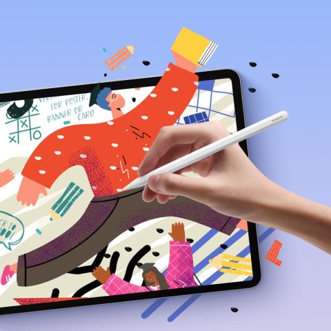 Rysik stylus do iPad z aktywną wymienną końcówką Smooth Writing 2 biały Rysik stylus do iPad z aktywną wymienną końcówką Smooth Writing 2 biały