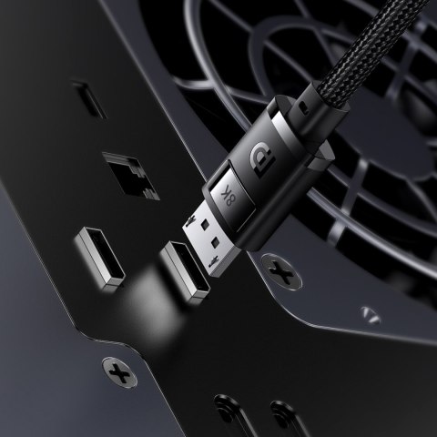 Kabel przewód High Definition Series DisplayPort 8K 60Hz 2m czarny Kabel przewód High Definition Series DisplayPort 8K 60Hz 2m czarny
