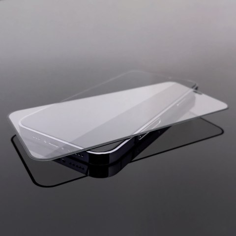 Wytrzymałe szkło hartowane na cały ekran z ramką do Xiaomi Mi Band 8 Full Glue czarne Wytrzymałe szkło hartowane na cały ekran z ramką do Xiaomi Mi Band 8 Full Glue czarne