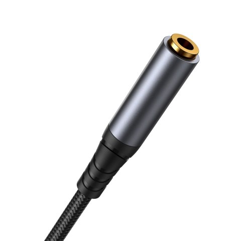 Przedłużacz kabla przewodu Audio Stereo AUX 3.5mm mini jack 1.2m czarny Przedłużacz kabla przewodu Audio Stereo AUX 3.5mm mini jack 1.2m czarny