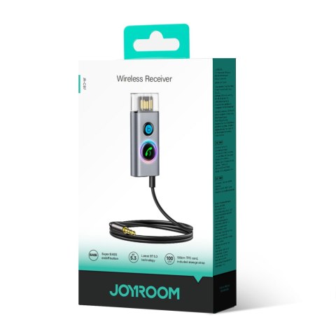 Samochodowy bezprzewodowy odbiornik nadajnik Audio USB AUX TF Card JR-CB7 szary Samochodowy bezprzewodowy odbiornik nadajnik Audio USB AUX TF Card JR-CB7 szary