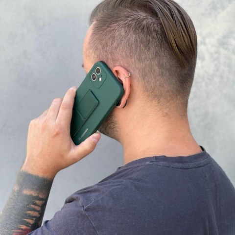 Silikonowe etui z podstawką iPhone 11 Pro Kickstand Case szare Silikonowe etui z podstawką iPhone 11 Pro Kickstand Case szare