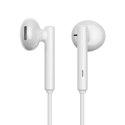 Zestaw słuchawkowy słuchawki douszne USB-C JR-EC05 białe