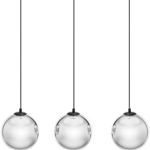 Lampa sufitowa nowoczesna 3 punktowa E27 - szklane kule Lampa sufitowa nowoczesna 3 punktowa E27 - szklane kule