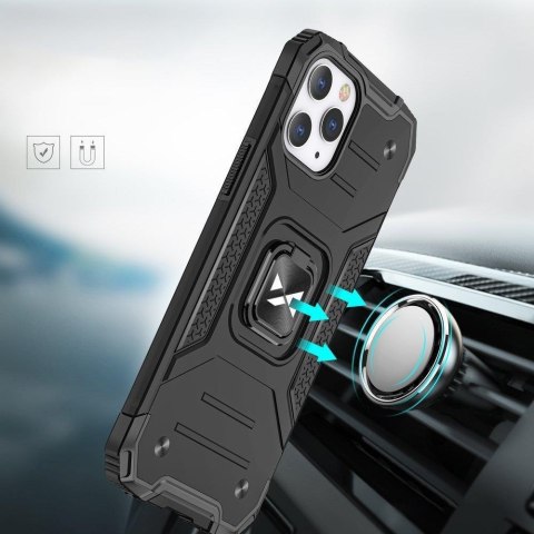 Etui pancerny pokrowiec do iPhone 14 Pro Max uchwyt magnetyczny Ring Armor złoty Etui pancerny pokrowiec do iPhone 14 Pro Max uchwyt magnetyczny Ring Armor złoty