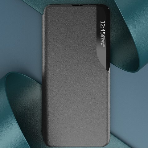 Etui pokrowiec z klapką i podstawką do Xiaomi 13 Lite Eco Leather czarne Etui pokrowiec z klapką i podstawką do Xiaomi 13 Lite Eco Leather czarne