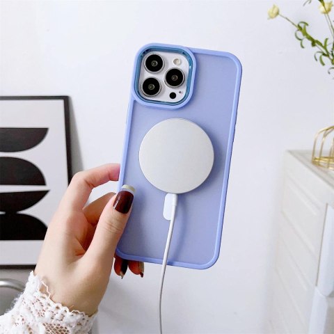 Magnetyczne etui z MagSafe do iPhone 15 otworki pod smycz czarne Magnetyczne etui z MagSafe do iPhone 15 otworki pod smycz czarne