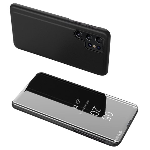 Etui pokrowiec do Samsung S24 Ultra z klapką Clear View Case czarne Etui pokrowiec do Samsung S24 Ultra z klapką Clear View Case czarne