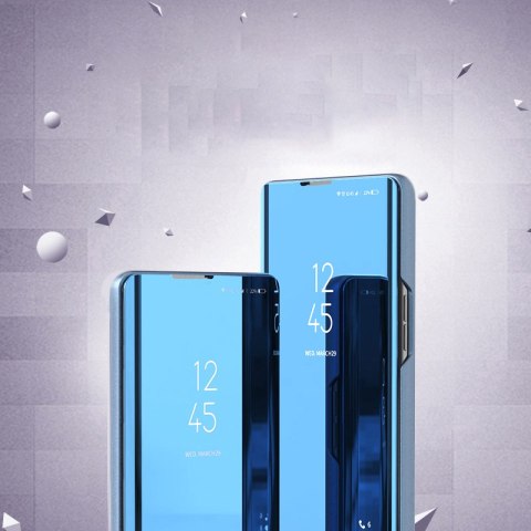 Etui pokrowiec do Samsung S24+ z klapką Clear View Case niebieskie Etui pokrowiec do Samsung S24+ z klapką Clear View Case niebieskie