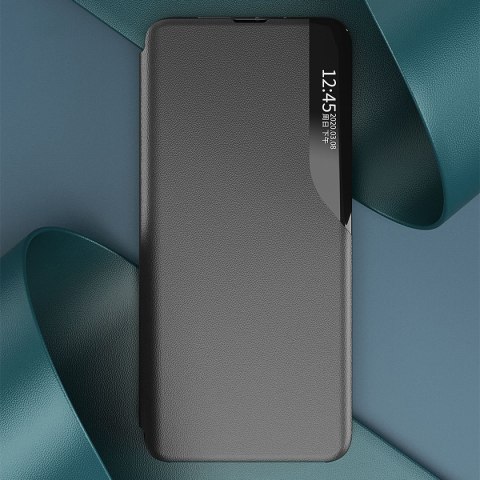 Etui pokrowiec do Samsung S24+ z klapką i podstawką Eco Leather View Case czarne Etui pokrowiec do Samsung S24+ z klapką i podstawką Eco Leather View Case czarne