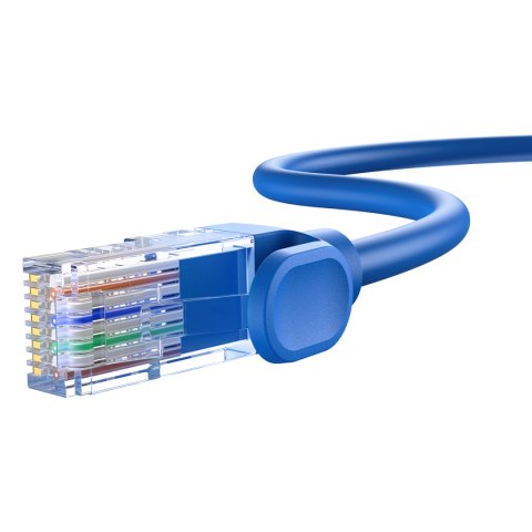 Kabel przewód sieciowy Ethernet Cat 6 RJ-45 1000Mb/s skrętka 0.5m niebieski Kabel przewód sieciowy Ethernet Cat 6 RJ-45 1000Mb/s skrętka 0.5m niebieski