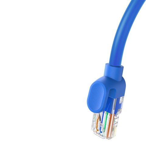 Kabel przewód sieciowy Ethernet Cat 6 RJ-45 1000Mb/s skrętka 0.5m niebieski Kabel przewód sieciowy Ethernet Cat 6 RJ-45 1000Mb/s skrętka 0.5m niebieski