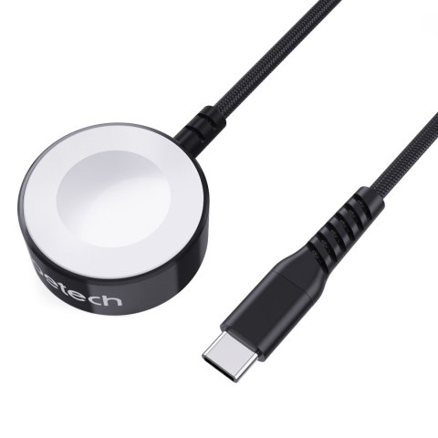 Ładowarka indukcyjna 5W do Apple Watch + kabel USB-C czarna Ładowarka indukcyjna 5W do Apple Watch + kabel USB-C czarna