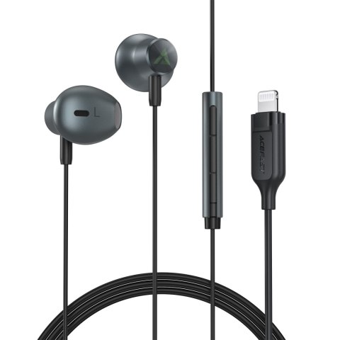 Słuchawki douszne do iPhone iPad ze złączem Lightning 1.2 m czarne Słuchawki douszne do iPhone iPad ze złączem Lightning 1.2 m czarne