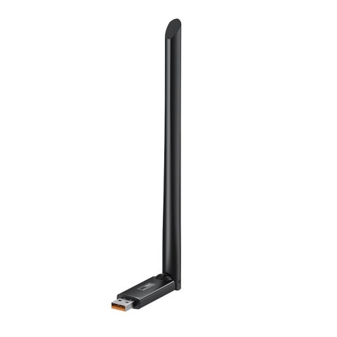 Zewnętrzna karta sieciowa USB WiFi 2.4GHz 5GHz 650Mb/s z anteną 6dBi czarna Zewnętrzna karta sieciowa USB WiFi 2.4GHz 5GHz 650Mb/s z anteną 6dBi czarna