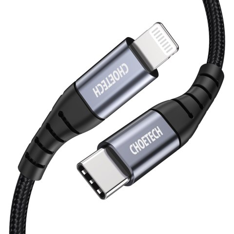 Kabel przewód do iPhone USB-C - Lightning 480Mb/s 3A 1.2m - czarny Kabel przewód do iPhone USB-C - Lightning 480Mb/s 3A 1.2m - czarny