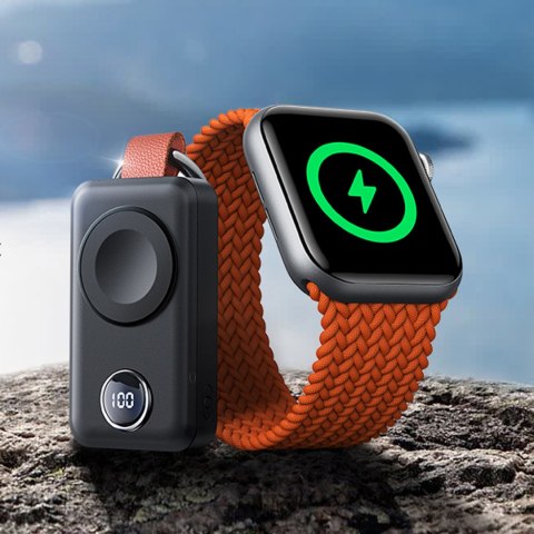 Powerbank kieszonkowy brelok 2000mAh 3W do Apple Watch czarny Powerbank kieszonkowy brelok 2000mAh 3W do Apple Watch czarny