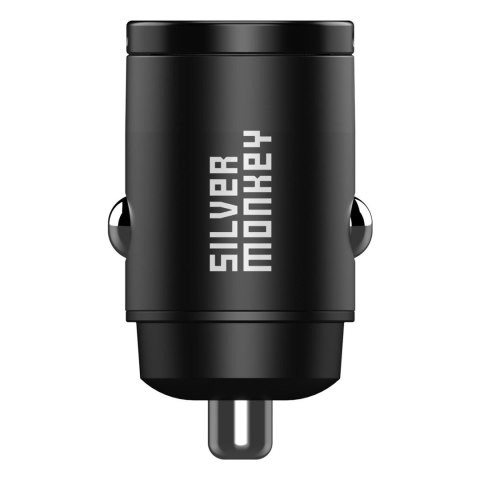 Ładowarka samochodowa do gniazdka zapalniczki 30W 1x USB-C PD czarna Ładowarka samochodowa do gniazdka zapalniczki 30W 1x USB-C PD czarna