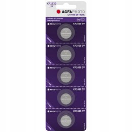 Bateria 5szt. AgfaPhoto CR1620 Lit | 150-803234