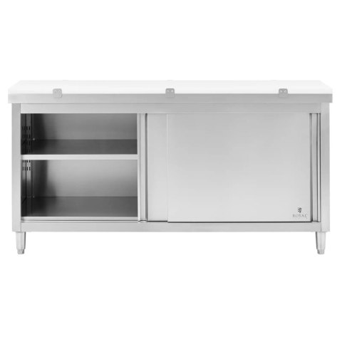 Szafka gastronomiczna wolnostojąca z deską do krojenia STAL 180 x 60 cm Szafka gastronomiczna wolnostojąca z deską do krojenia STAL 180 x 60 cm