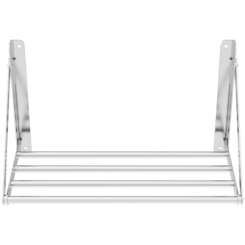 Półka ścienna wisząca rurkowa składana STAL 60 x 30 cm Półka ścienna wisząca rurkowa składana STAL 60 x 30 cm
