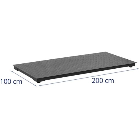Waga platformowa weterynaryjna dla zwierząt 100 x 200 cm 1.5 t / 2 kg Waga platformowa weterynaryjna dla zwierząt 100 x 200 cm 1.5 t / 2 kg