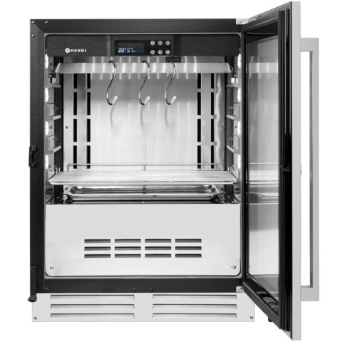 Szafa do sezonowania dojrzewania mięsa podblatowa 98 l 170 W 595x620x830 mm Szafa do sezonowania dojrzewania mięsa podblatowa 98 l 170 W 595x620x830 mm
