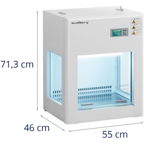 Komora laminarna laboratoryjna do sterylnej pracy 480 x 340 x 370 mm 110 W Komora laminarna laboratoryjna do sterylnej pracy 480 x 340 x 370 mm 110 W
