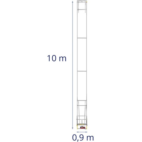 Winda wciągarka dekarska budowlana z pilotem 10 m do 300 kg 1500 W Winda wciągarka dekarska budowlana z pilotem 10 m do 300 kg 1500 W