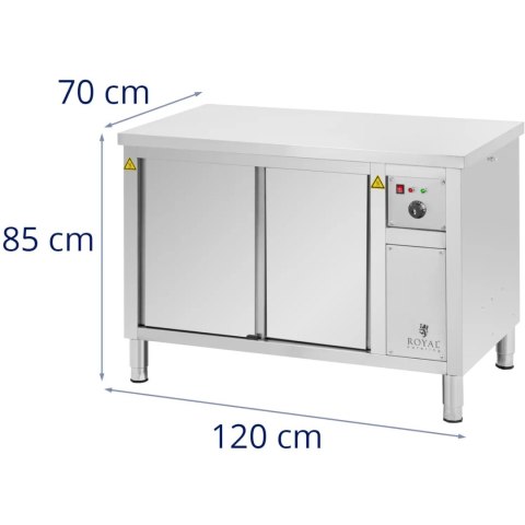 Szafa grzewcza podgrzewacz do talerzy 30-80 C 120 x 70 x 85 cm 2.4kW Szafa grzewcza podgrzewacz do talerzy 30-80 C 120 x 70 x 85 cm 2.4kW
