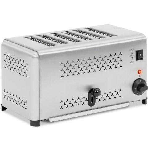 Toster opiekacz kanapkowy do chleba na 6 grzanek 2500 W Toster opiekacz kanapkowy do chleba na 6 grzanek 2500 W