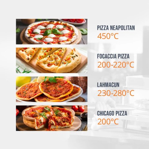 Piec do pizzy podwójny z szamotem na 12 pizz śr. 33 cm 400 V 13200 W Piec do pizzy podwójny z szamotem na 12 pizz śr. 33 cm 400 V 13200 W