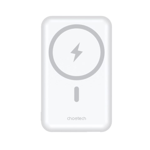 Powerbank 10000 mAh 20W MagSafe USB-A USB-C funkcja podstawki - biały Powerbank 10000 mAh 20W MagSafe USB-A USB-C funkcja podstawki - biały